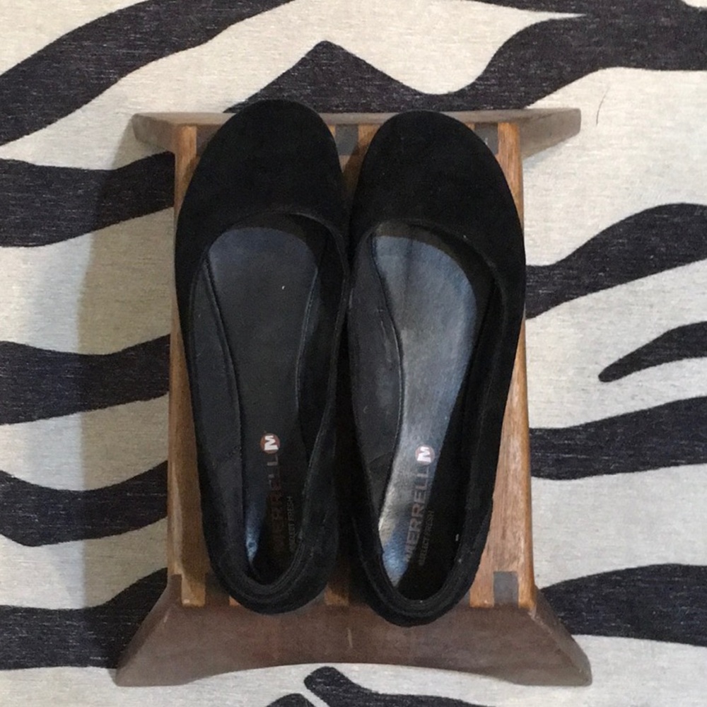 Merrell  Black Suede Ballet Flat 9.5